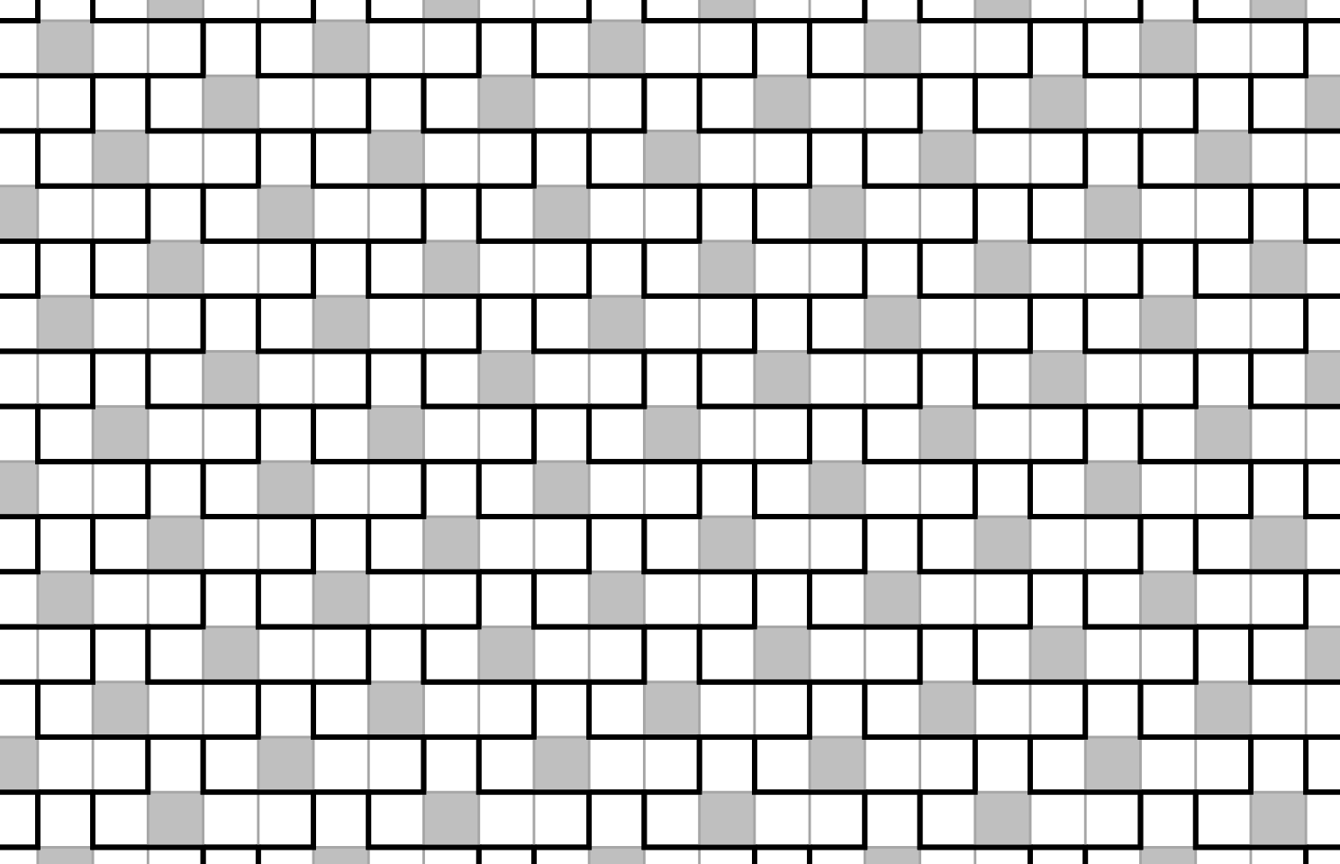 Figure 4. Translational tiling of a Y-pentomino